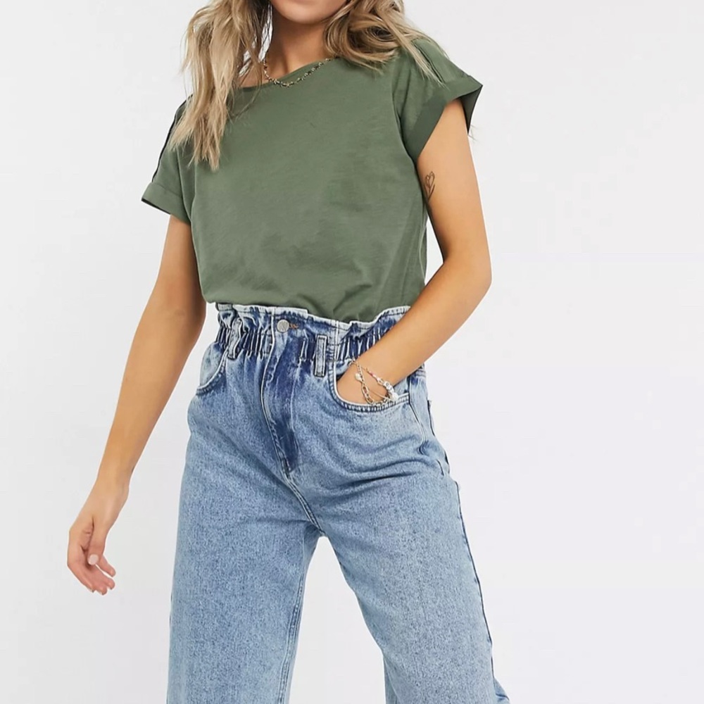 ASOS Oasis Olive tshirt XS